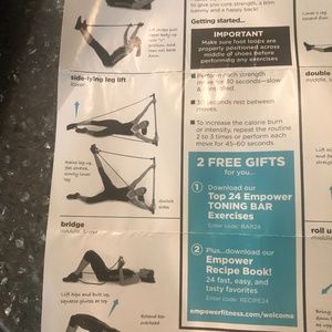 Empower fitness pilates/yoga bar